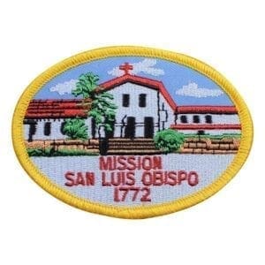 A patch of the mission san luis obispo.