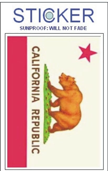 A picture of the california flag.