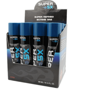 A display of super rx, an all natural supplement.