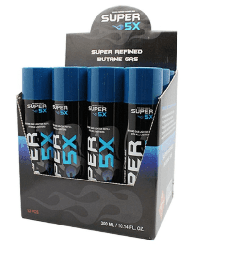 A display of super rx, an all natural supplement.