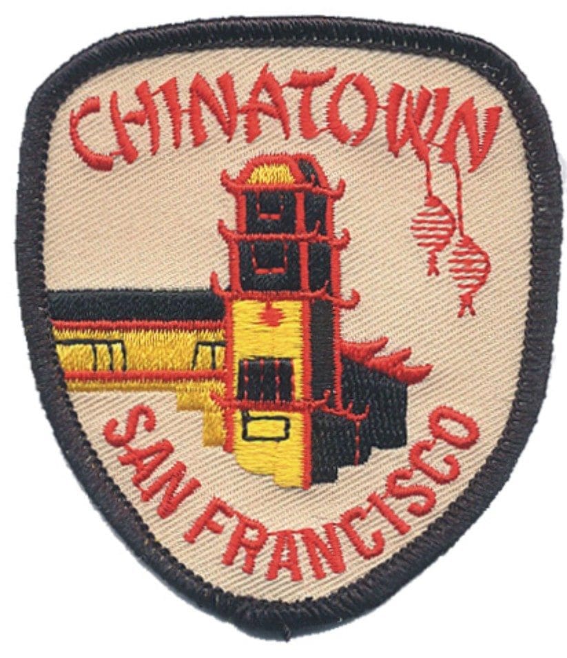 A patch of the city of chinatown in san francisco.