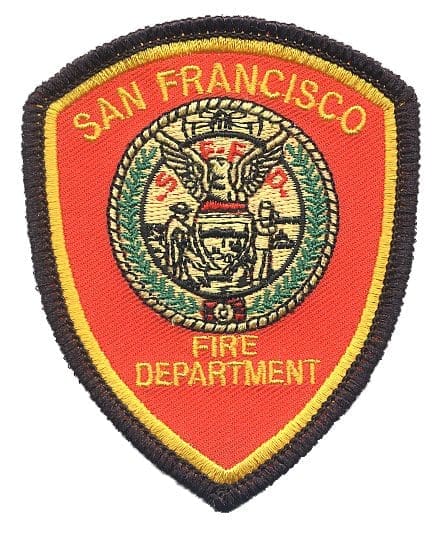 A patch of the san francisco fire department.