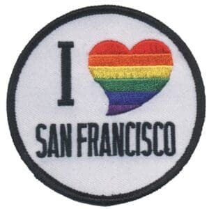 A patch that says i love san francisco