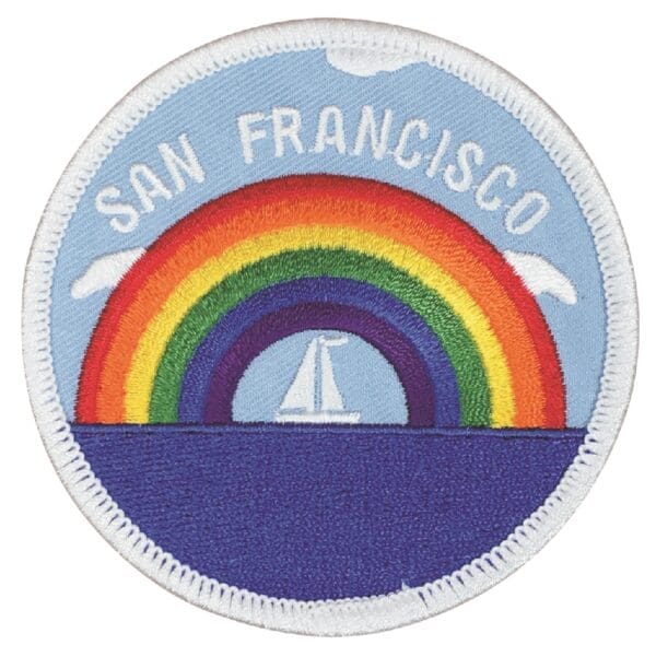 A patch of the san francisco rainbow.