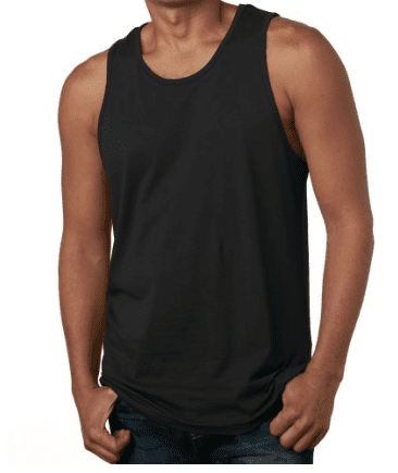 Tank Top Wife Beater Black T-Shirts