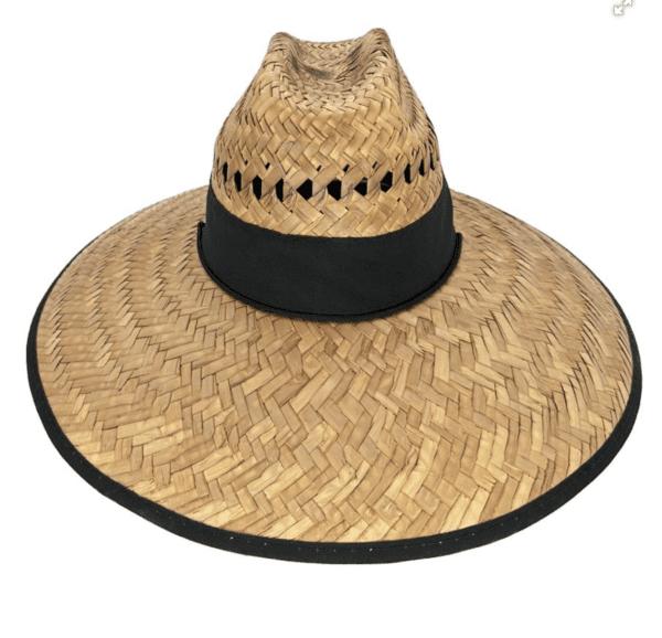 Black Band Straw Hat