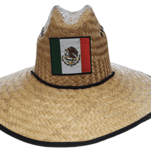 Mexico Flag Straw Hat