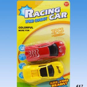 2pcs Friction Racing Cars