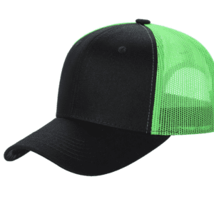 Trucker Mesh Curved Black Neon Green