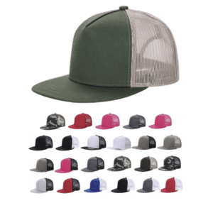 Trucker Mesh Flat Bill Snapback