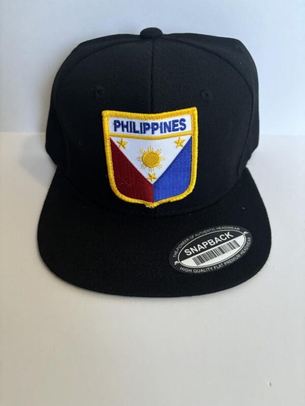 Philippines Shield Snapback Cap