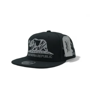 California Republic Cap Flat Bill Snapback