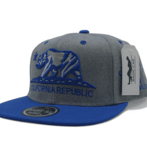 California Republic Cap Flat Bill Snapback