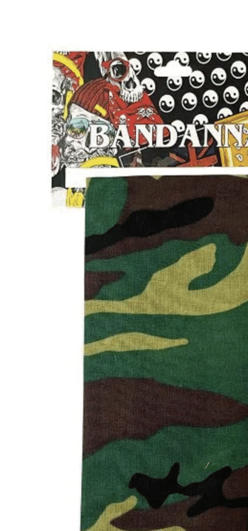 Carded Camouflage Bandana
