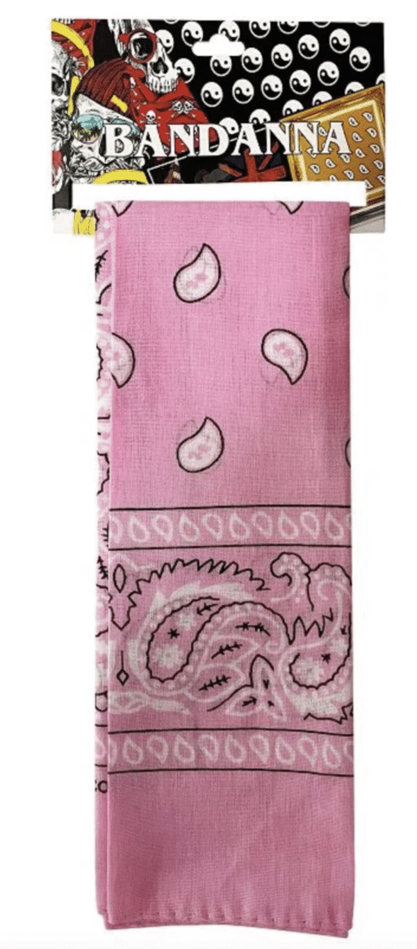 Carded Pink Bandana Wholesale