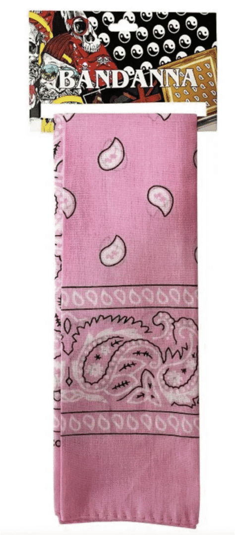 Carded Pink Bandana Wholesale