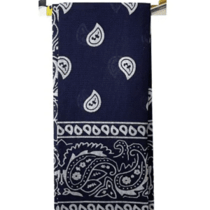 Carded Navy Blue Bandana